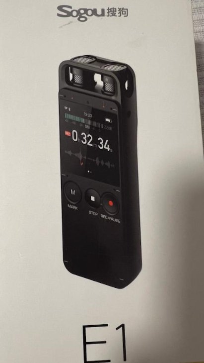 【马德里】Sogou AI录音笔兼翻译机出售（200€）