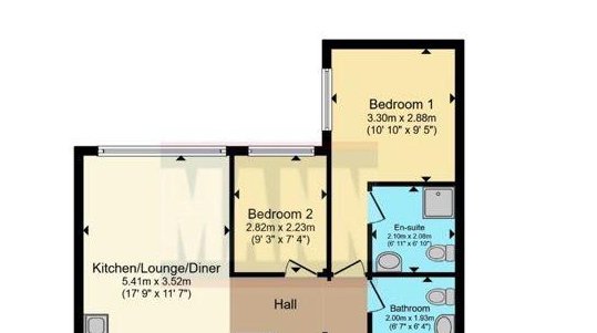 【伦敦东部】东伦敦SE18两房两卫公寓长租