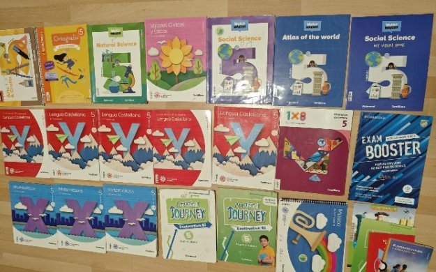 【马德里】转让小学五年级全套教材