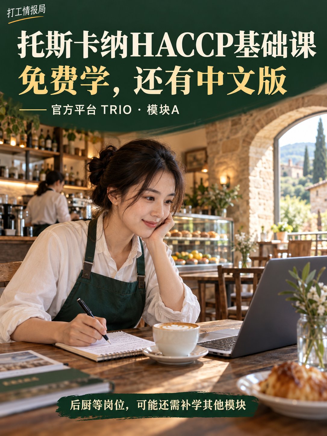 托斯卡纳HACCP基础课：免费学，还有中文版