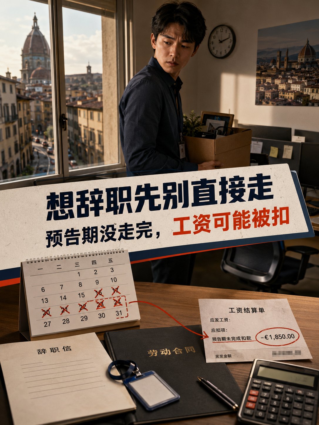 想辞职先别直接走：预告期没走完，工资可能被扣
