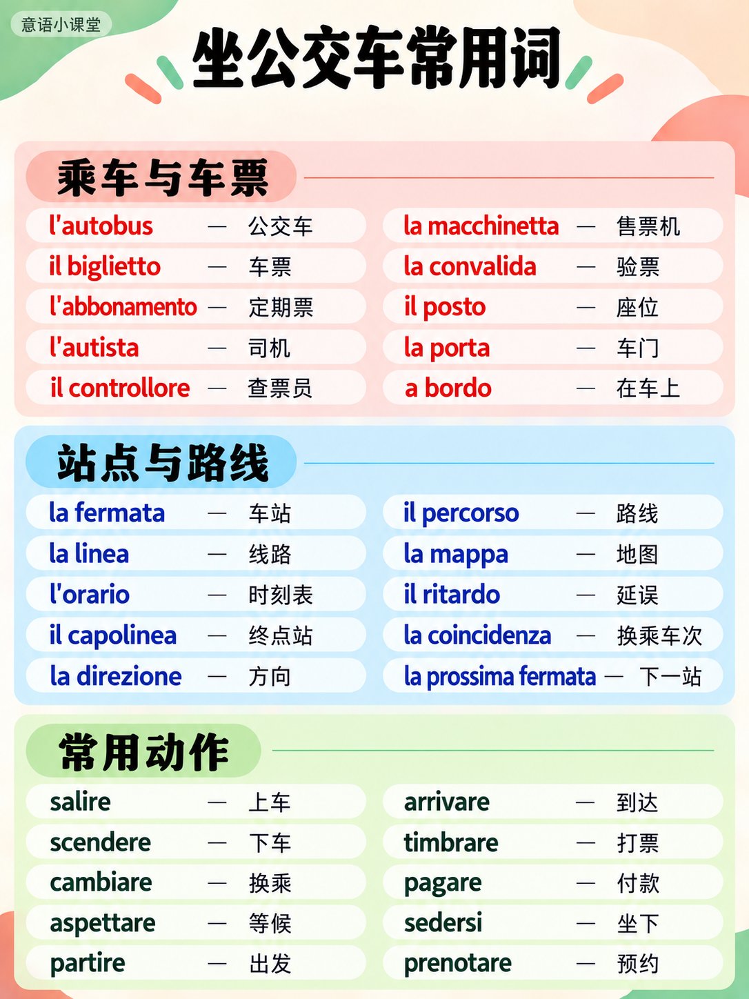 坐公交车出行