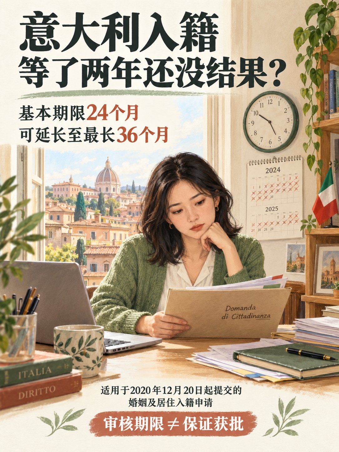 意大利入籍申请等了两年，为什么还没结果？