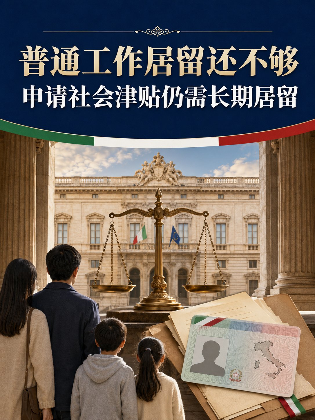 意大利宪法法院：申请社会津贴仍需长期居留