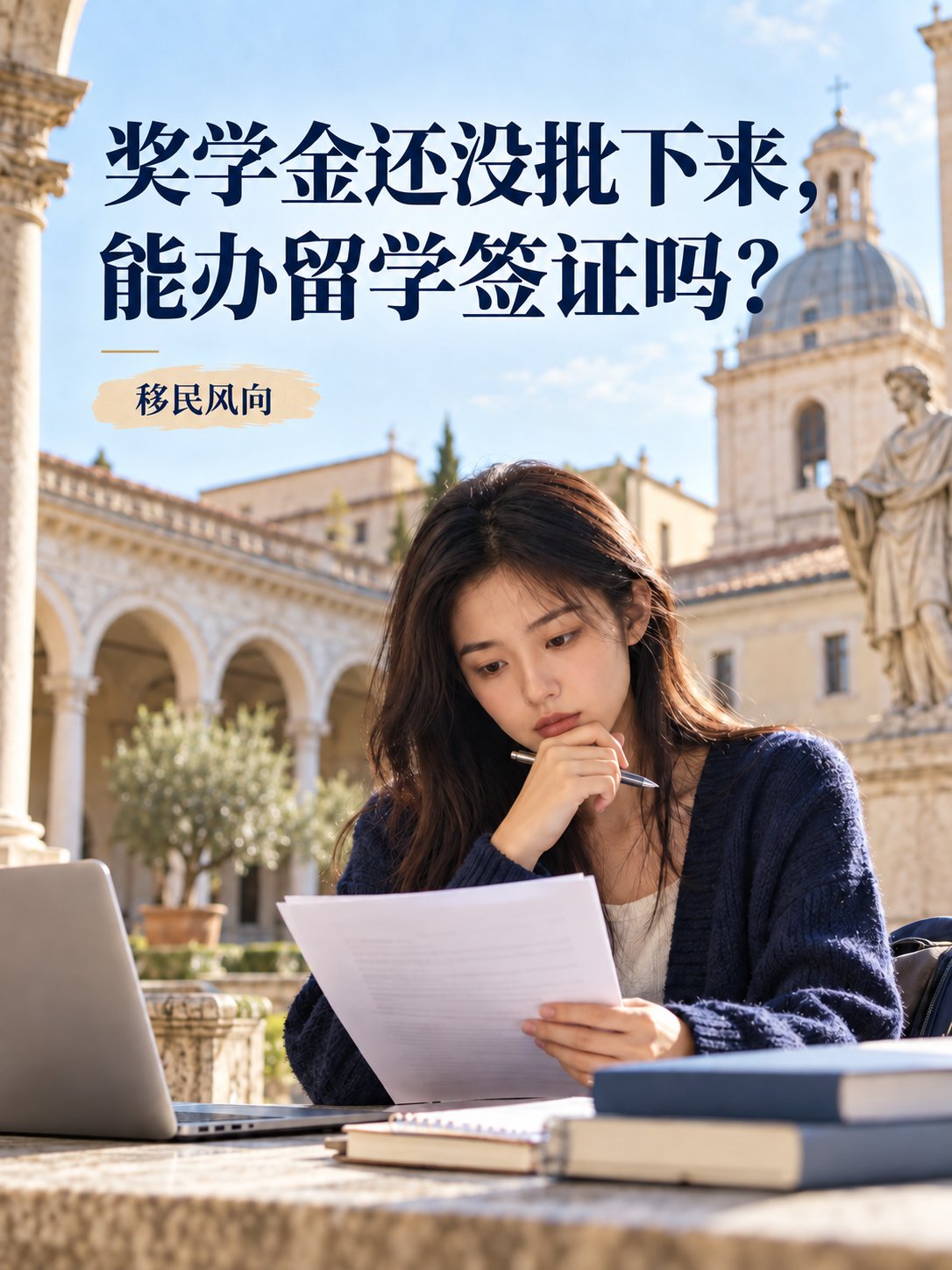奖学金还没批下来，能拿它申请意大利留学签证吗？