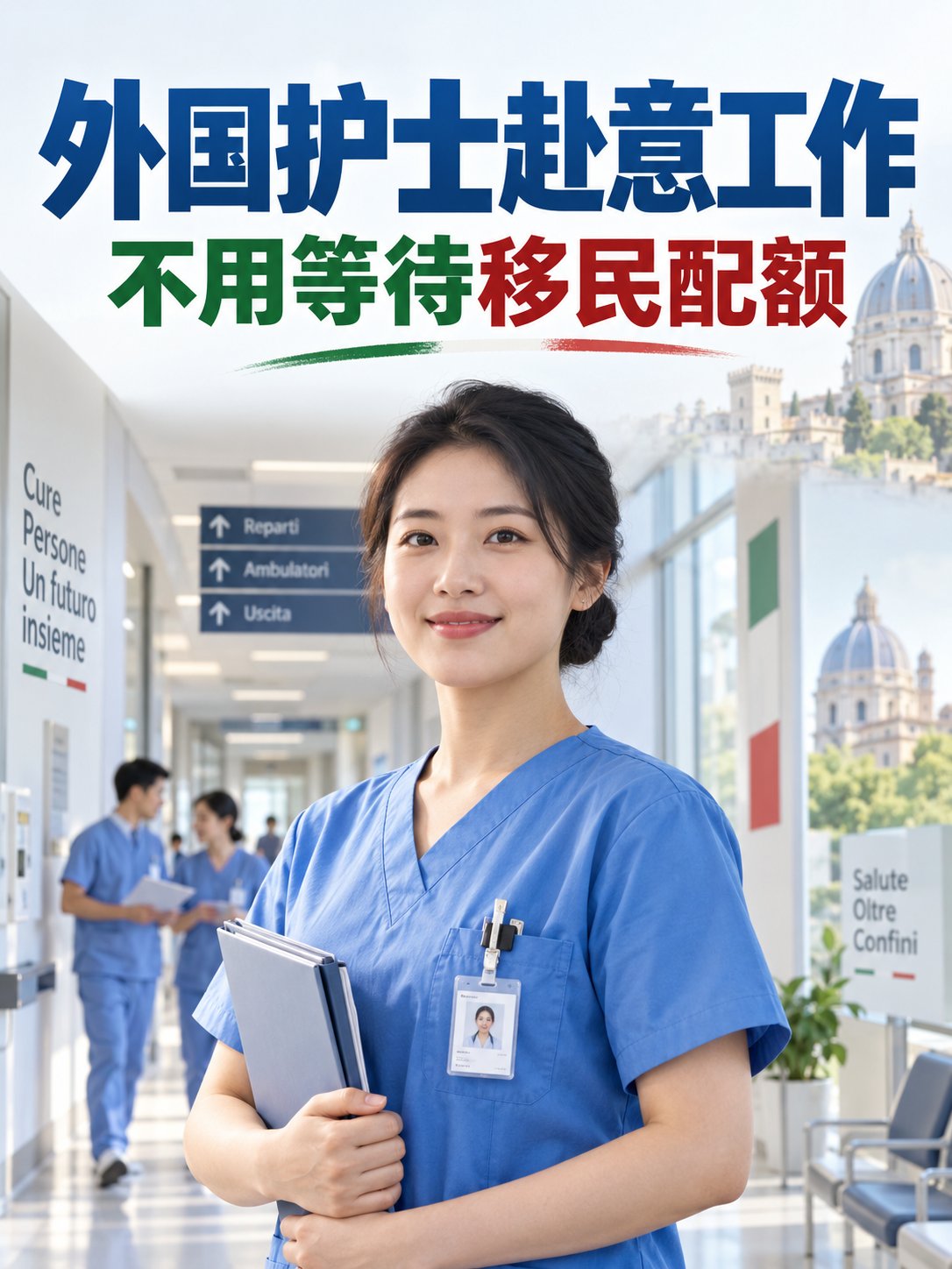 外国护士赴意工作，不用等待移民配额