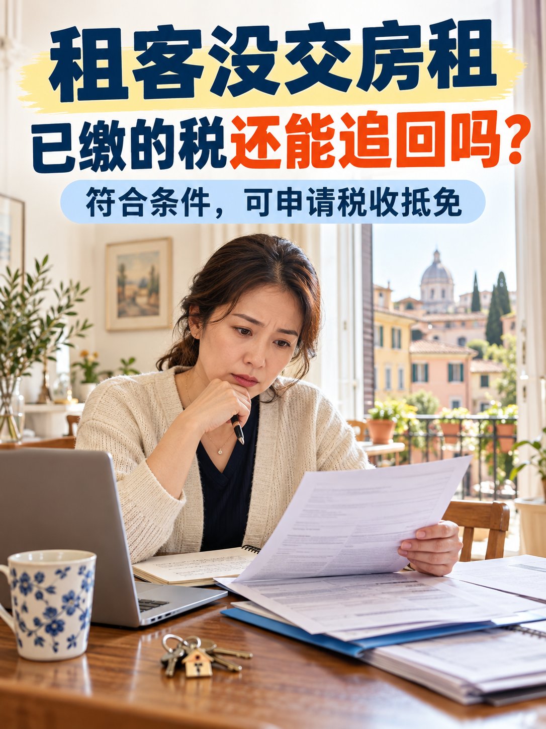租客没交房租，已经缴过的税还能追回吗？