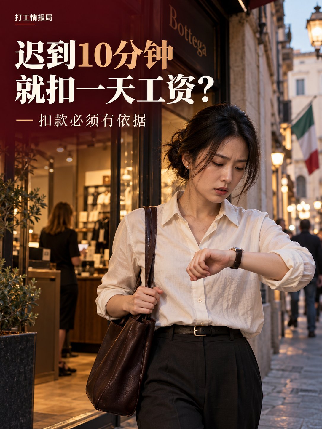 迟到10分钟，就扣一天工资？老板不能随意罚