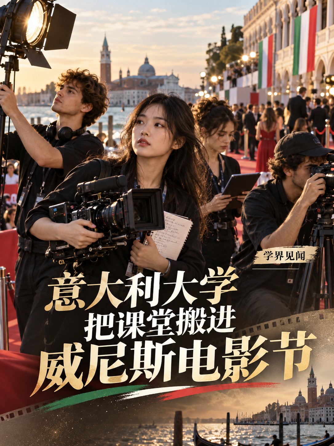 意大利大学把课堂搬进威尼斯电影节