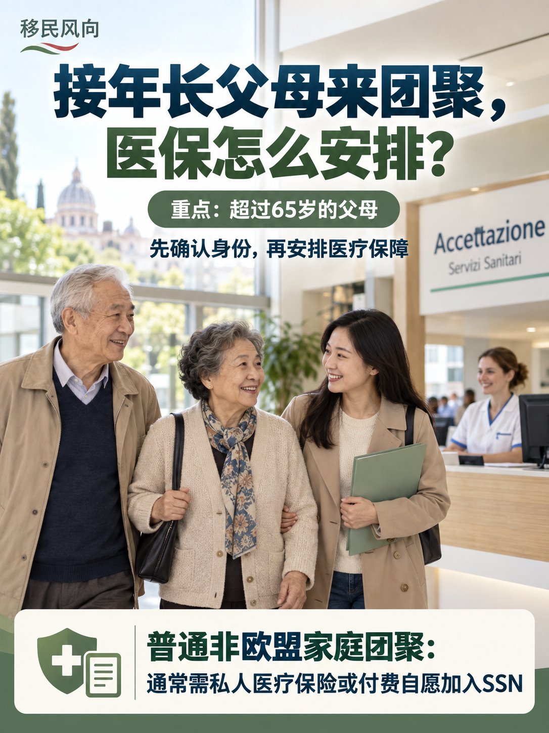 接65岁以上父母来团聚，医保怎么安排？