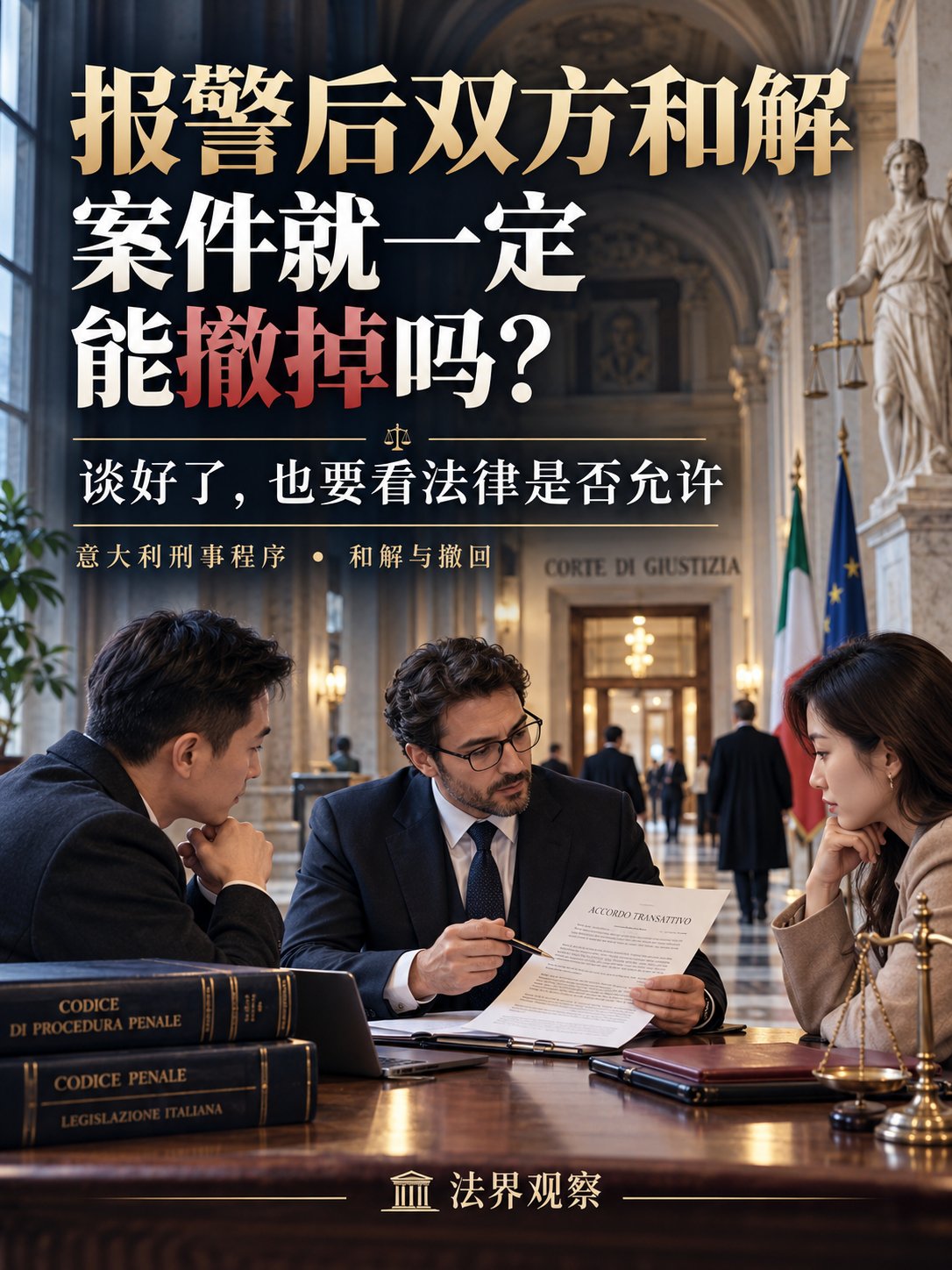 报警后双方和解，案件就一定能撤掉吗？
