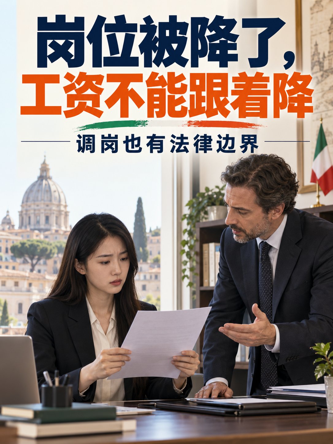 岗位被降了，工资不能跟着降