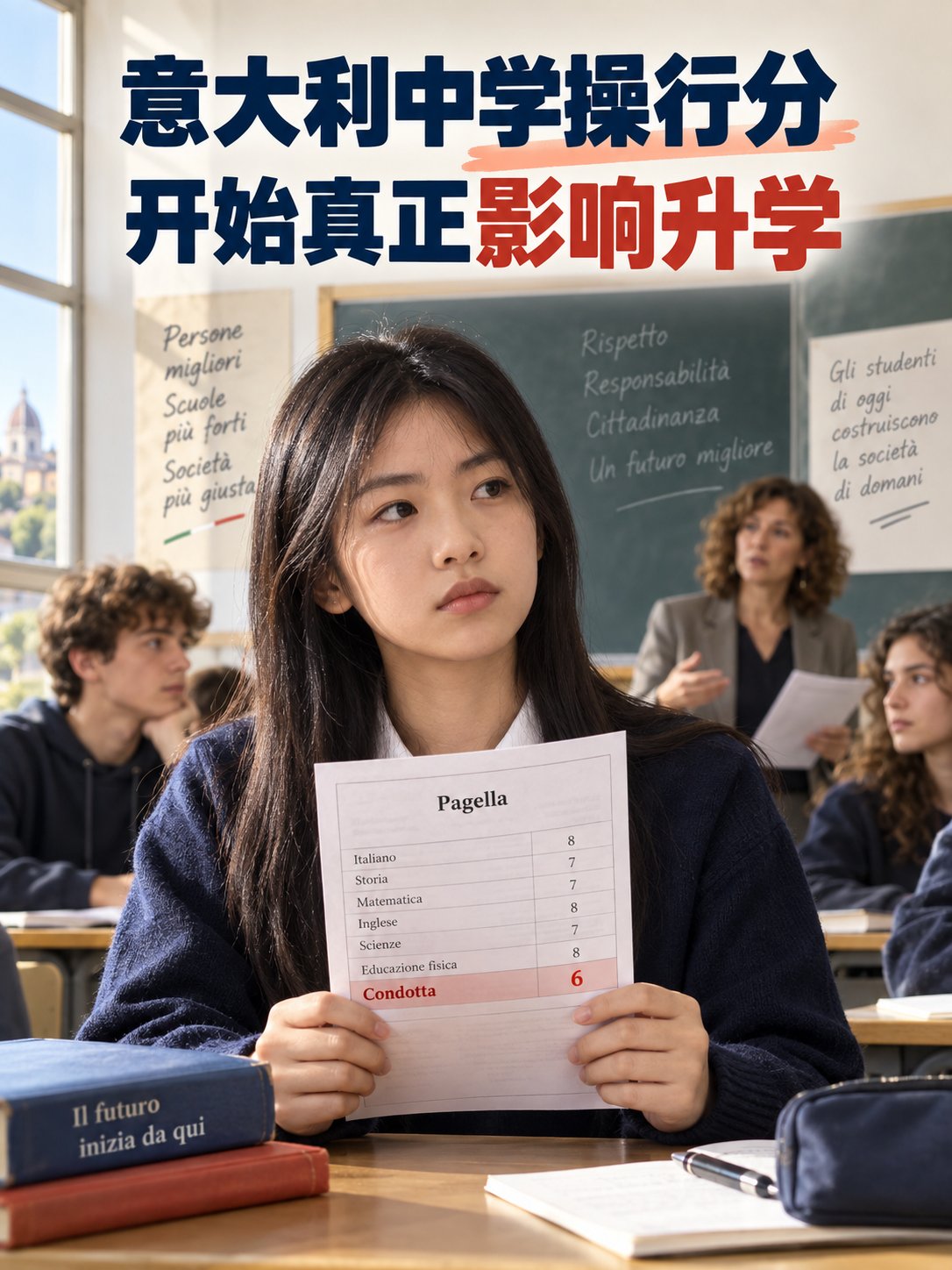 意大利中学操行分，开始真正影响升学