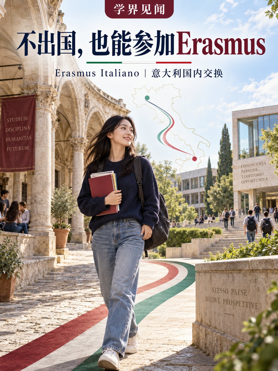 不出国，也能参加Erasmus