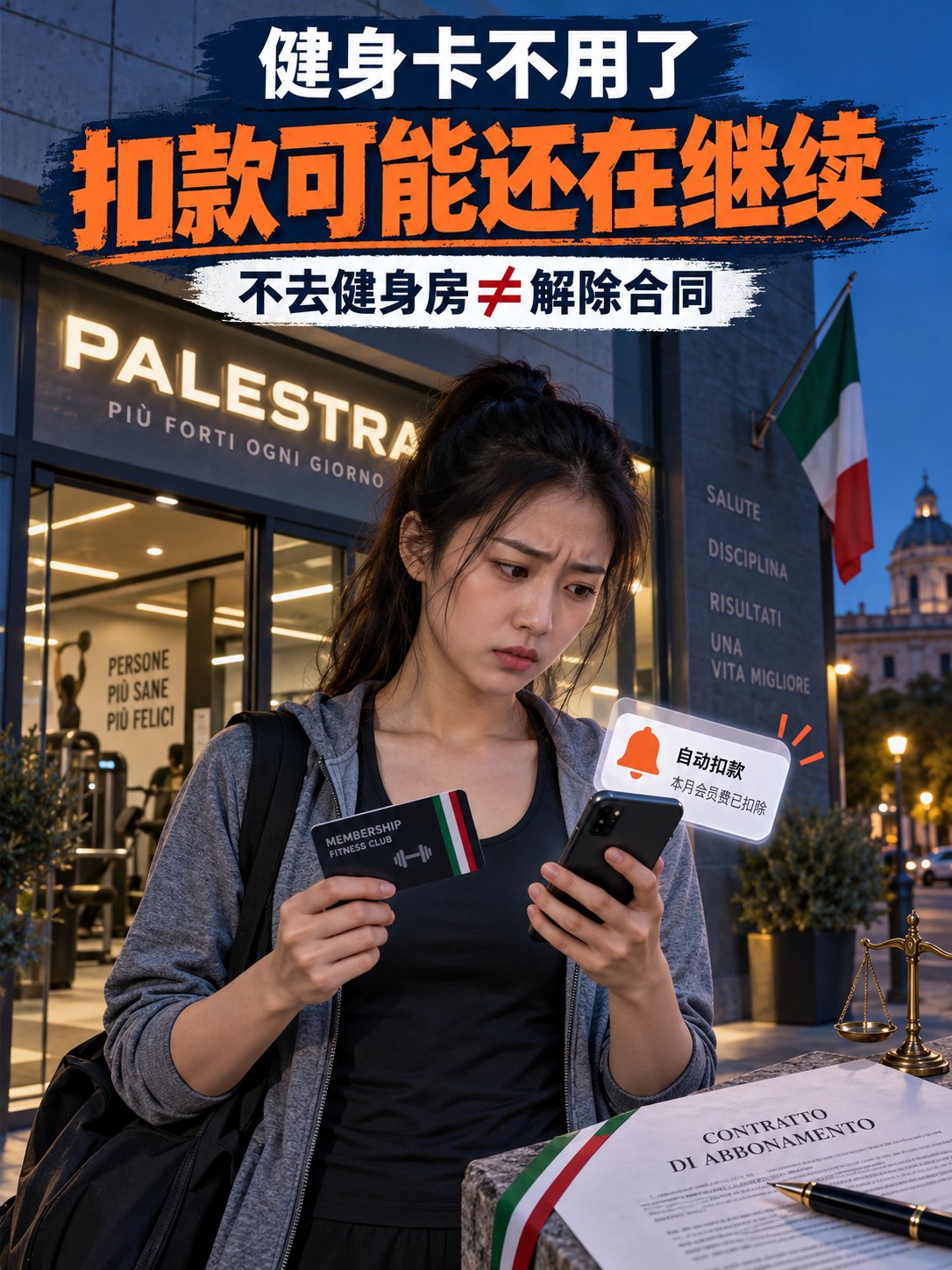健身卡不用了，扣款可能还在继续