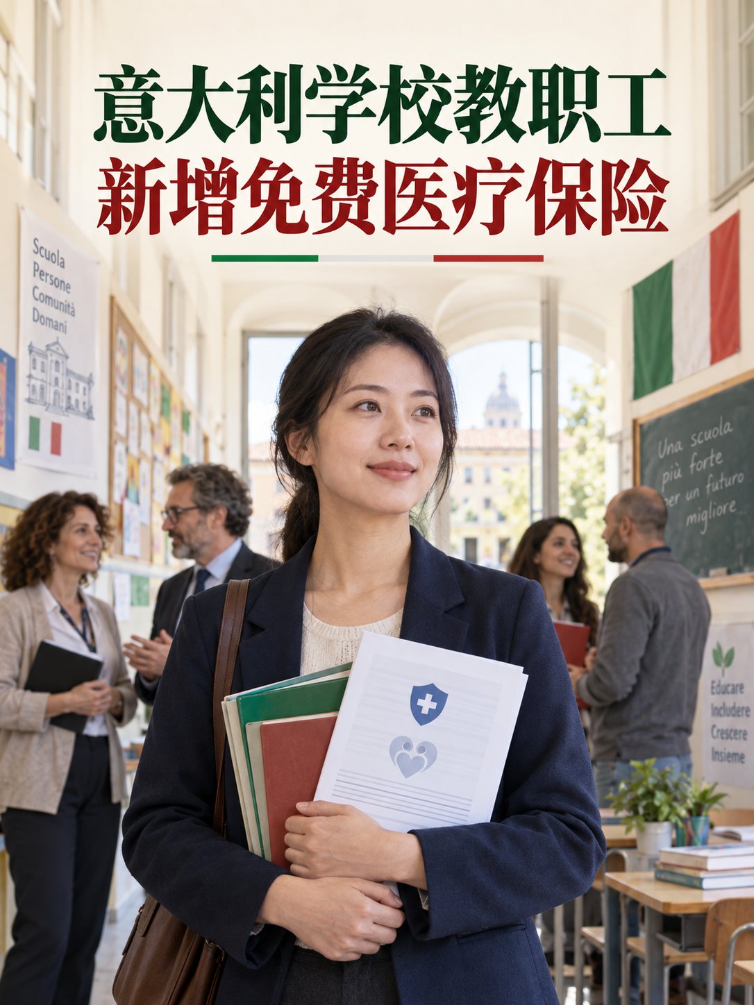 意大利学校教职工新增免费医疗保险