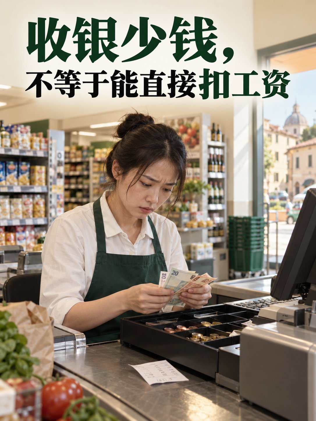 收银少钱，不等于老板能直接扣工资