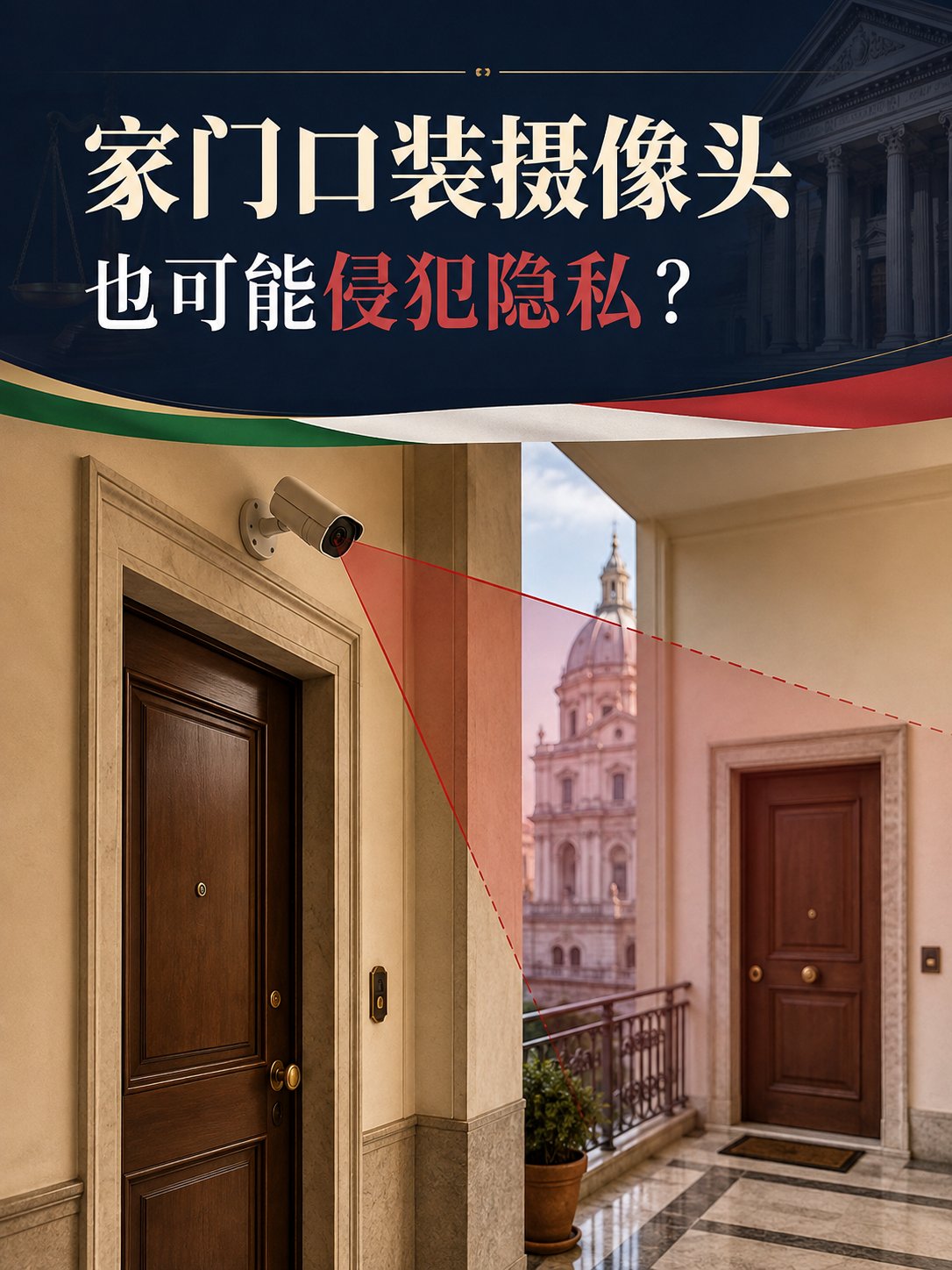 家门口装摄像头，也可能违法？意大利法院最新判决