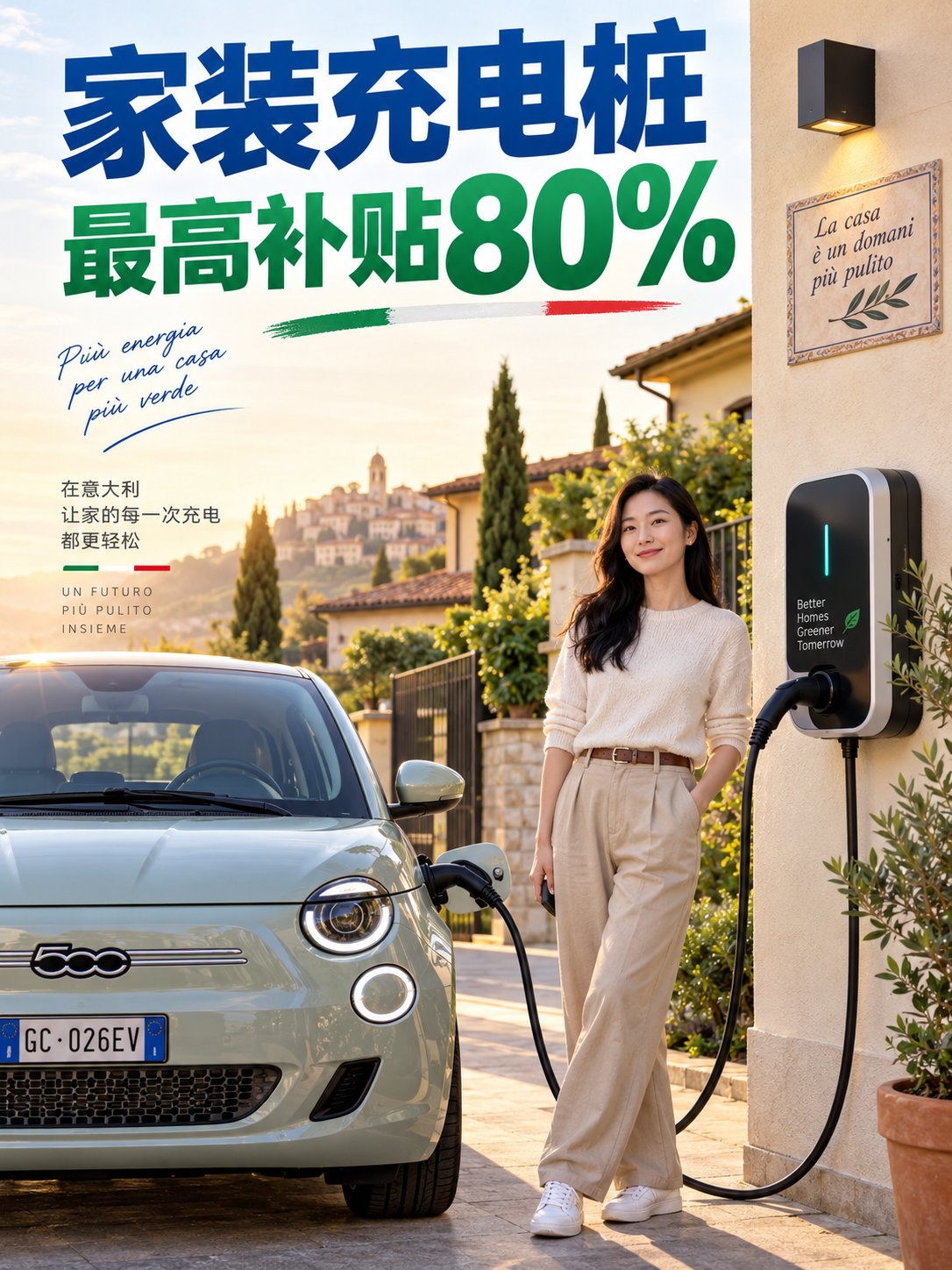 家装充电桩，最高补贴80%