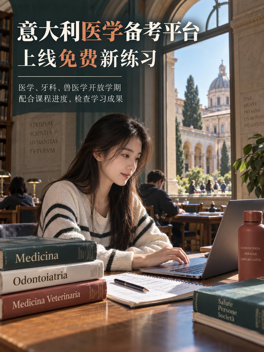 意大利医学备考平台上线新练习