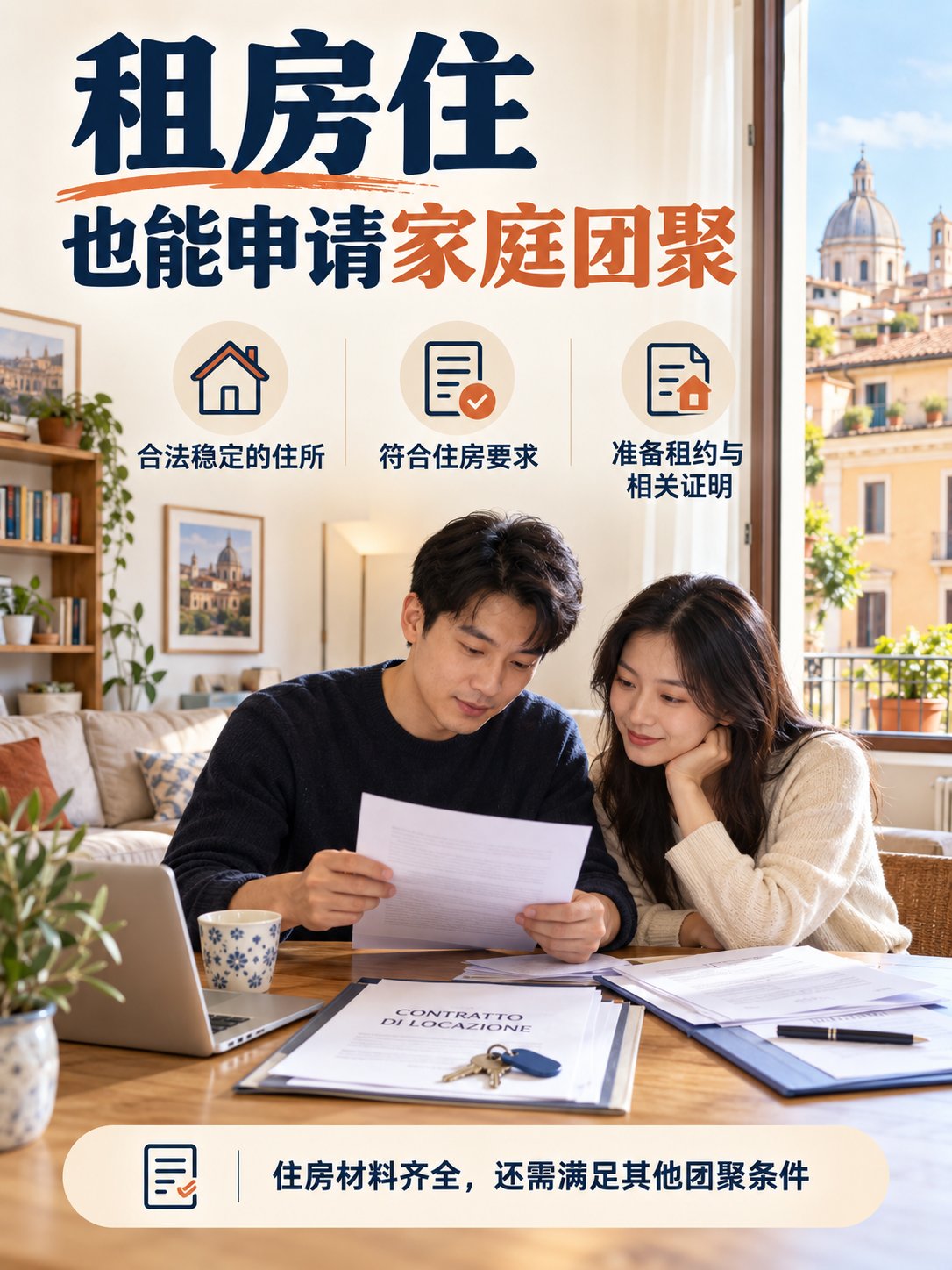 租房住，也能申请家庭团聚