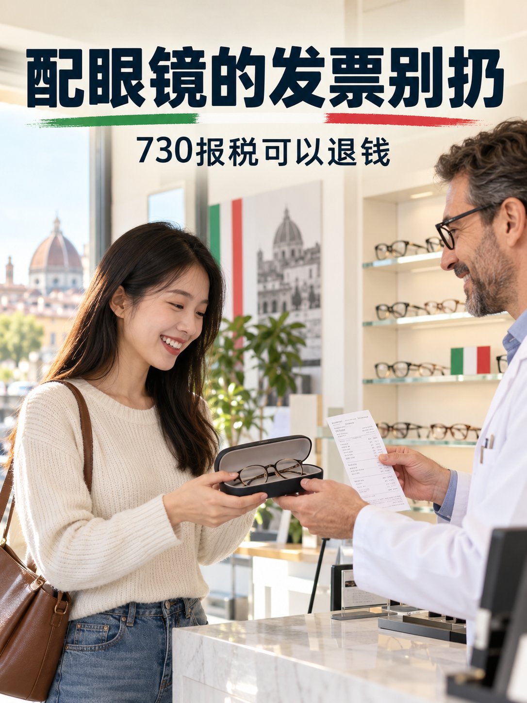 配眼镜的发票别扔，报税可以退钱