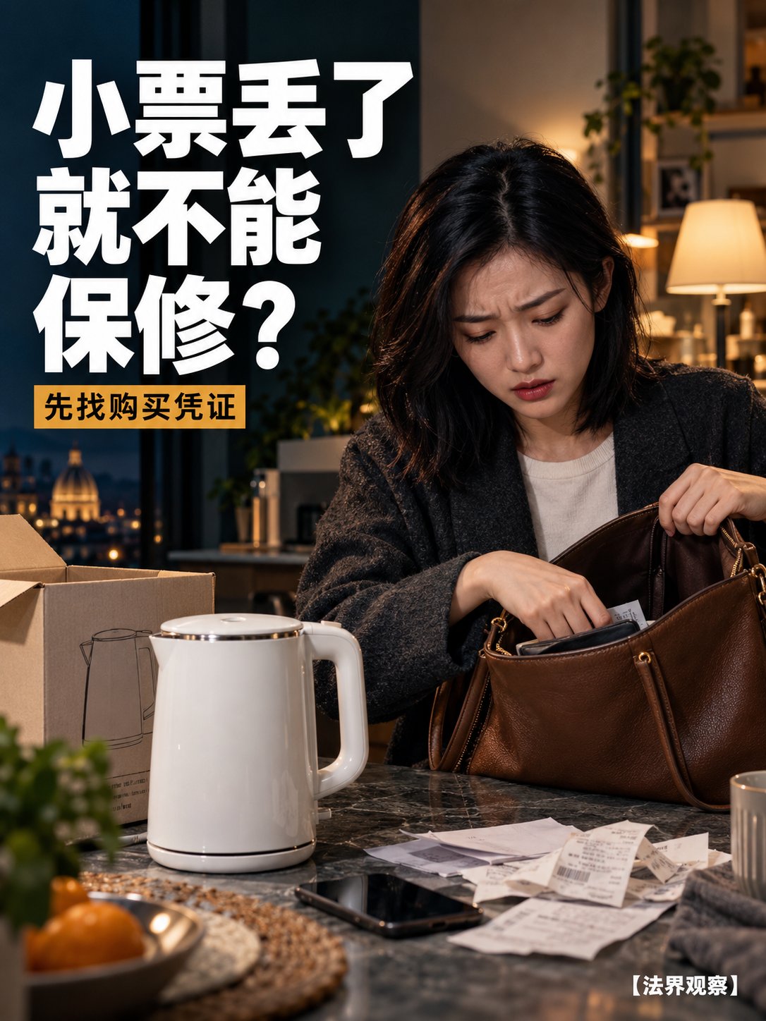 小票丢了，商家就能拒绝保修吗？
