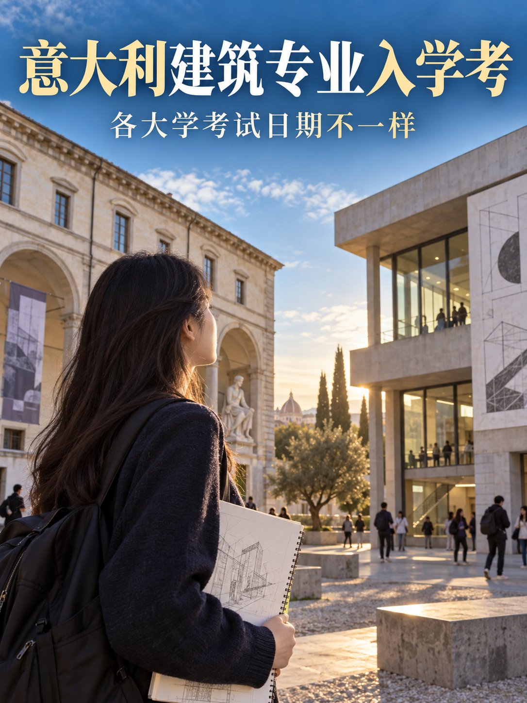 意大利建筑专业入学考试，各大学不是同一天考