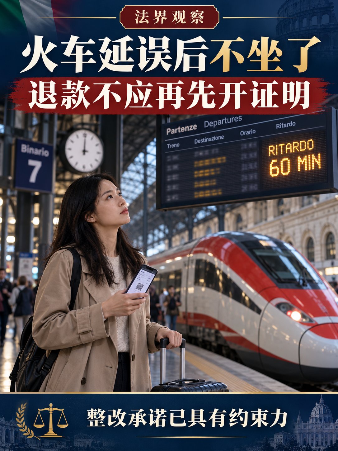 火车延误后不坐了，退款不应再先开证明