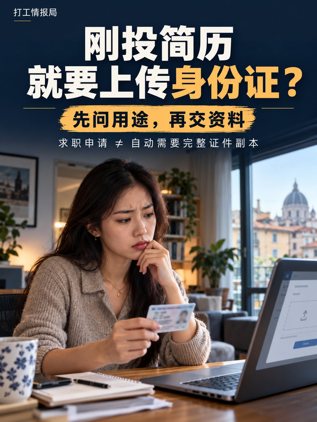 找工作，刚投简历就要上传身份证，正常吗？