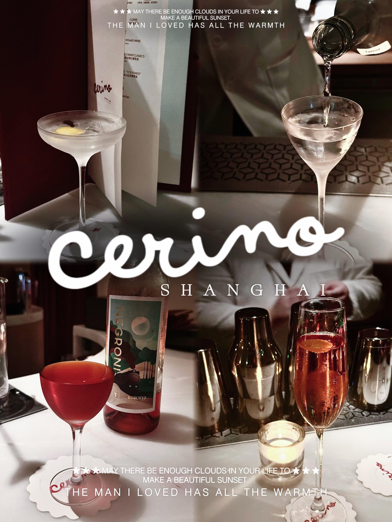Bar Cerino｜伦敦Termini团队来了上海，在金巴利的世界里喝到一场风土变奏