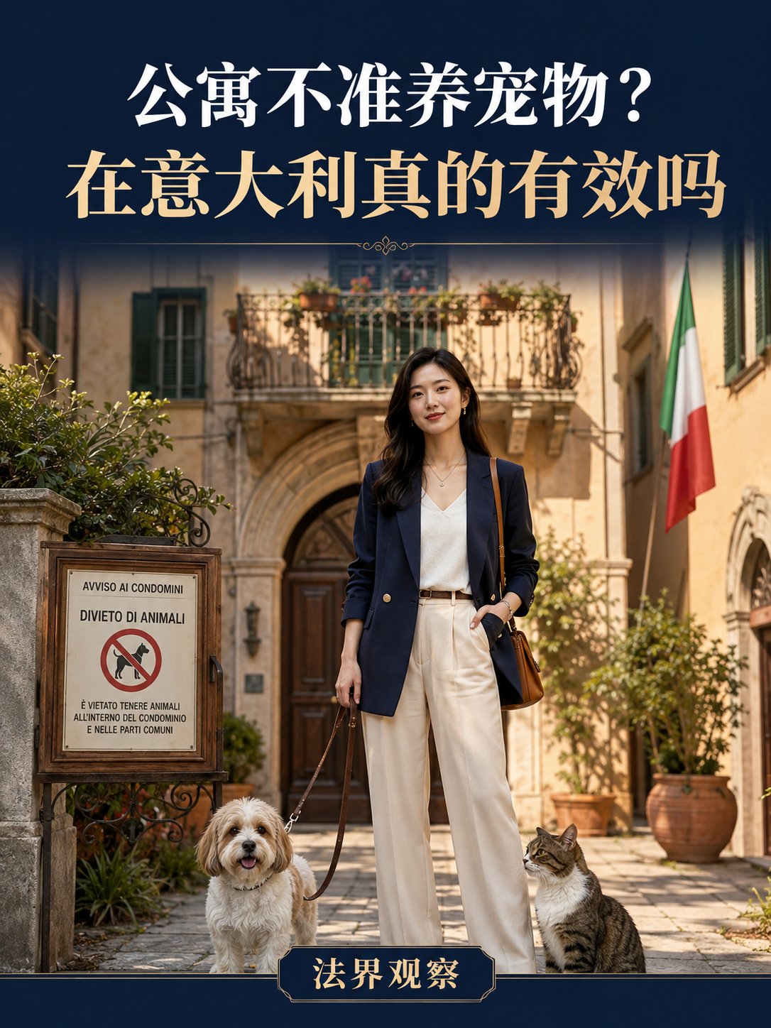 公寓不准养宠物，在意大利真的有效吗？