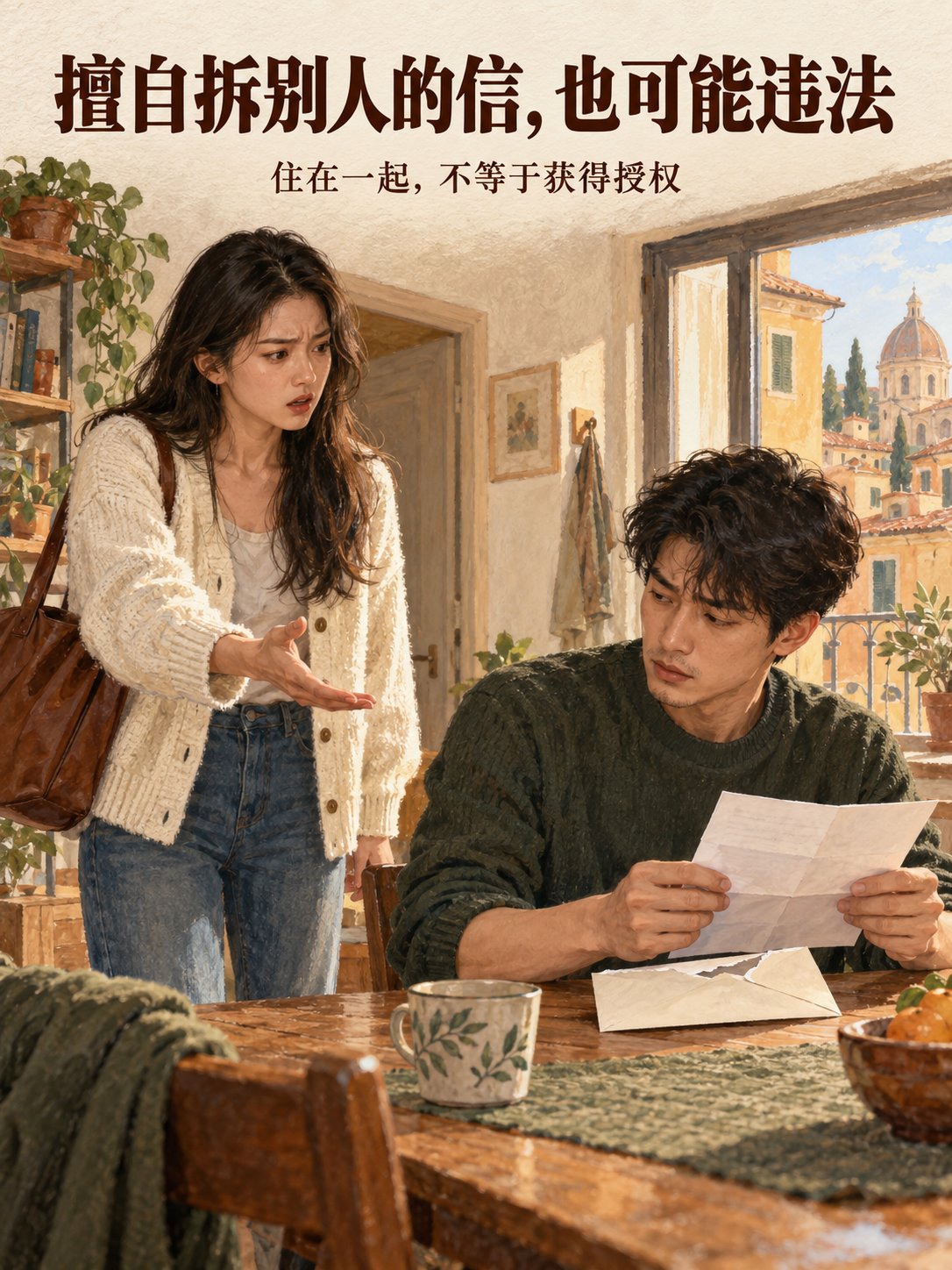 室友或家人擅自拆你的信，也可能违法！