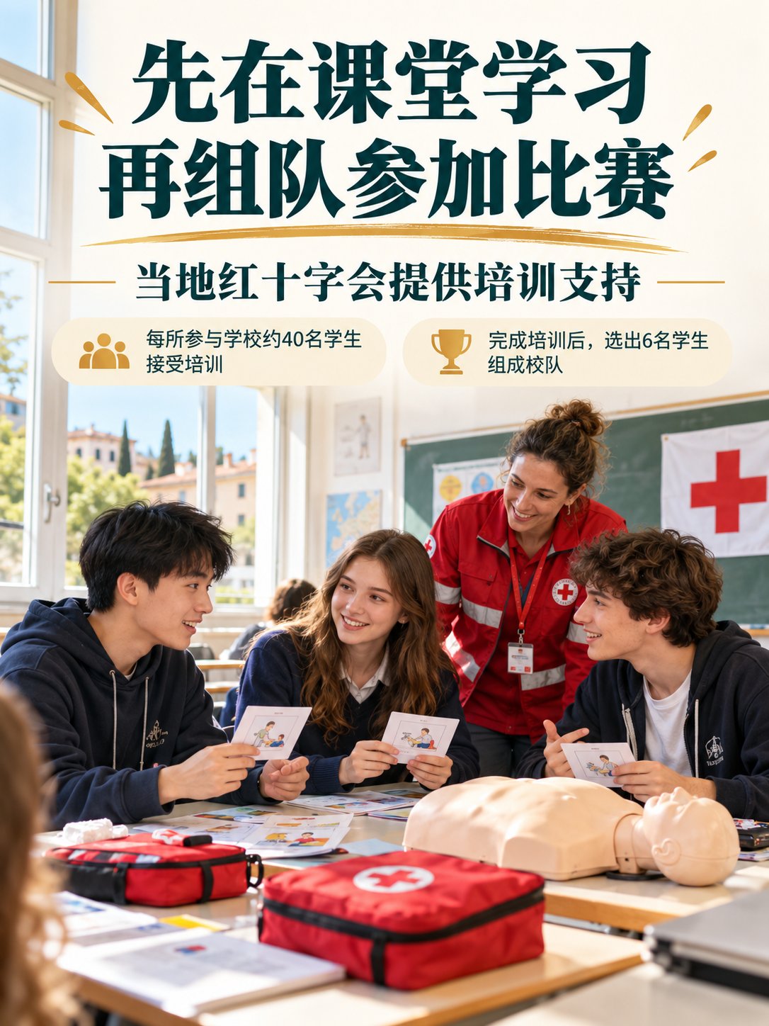 意大利高中生比赛“救人”