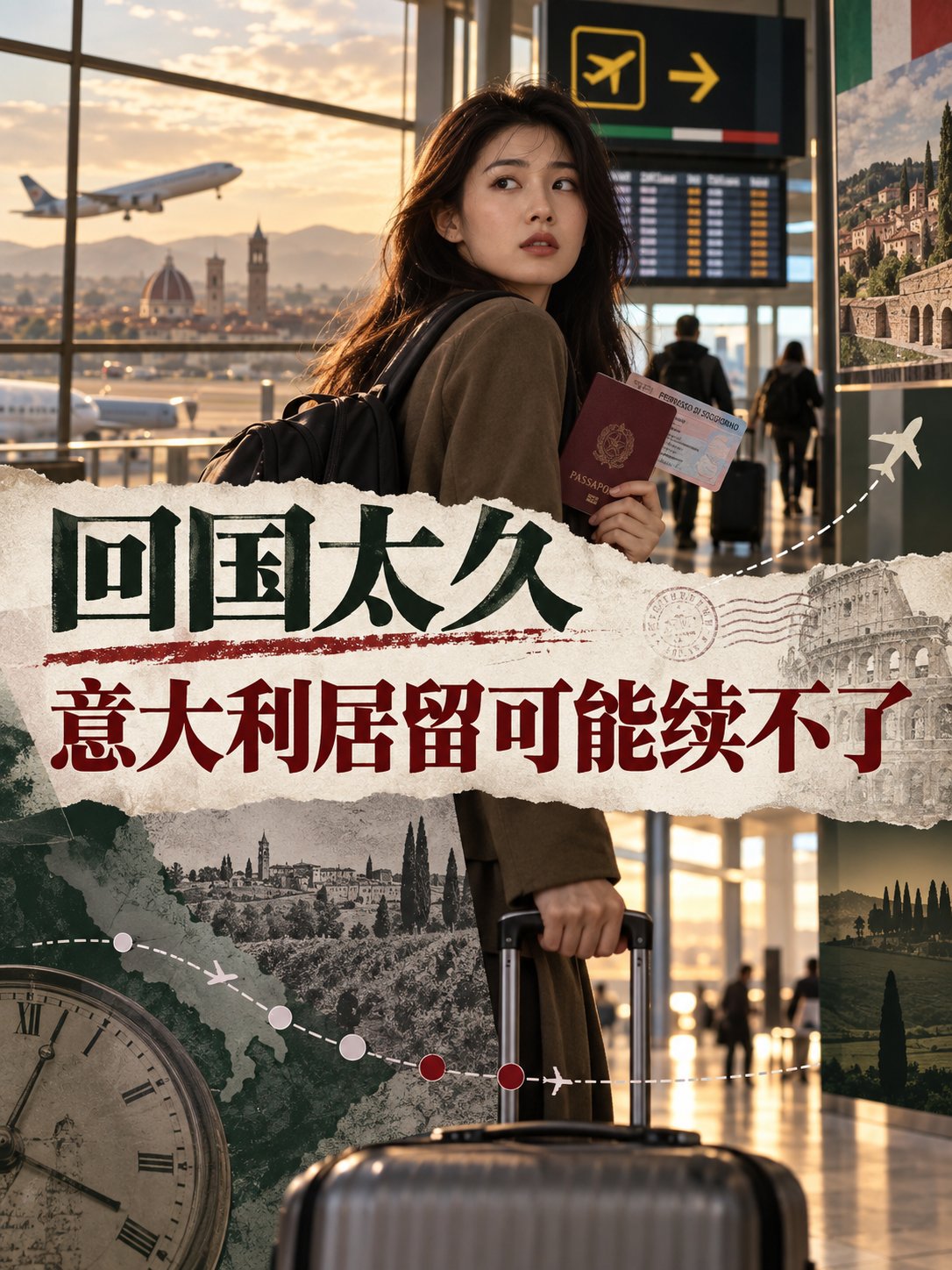 回国太久，意大利居留可能续不了