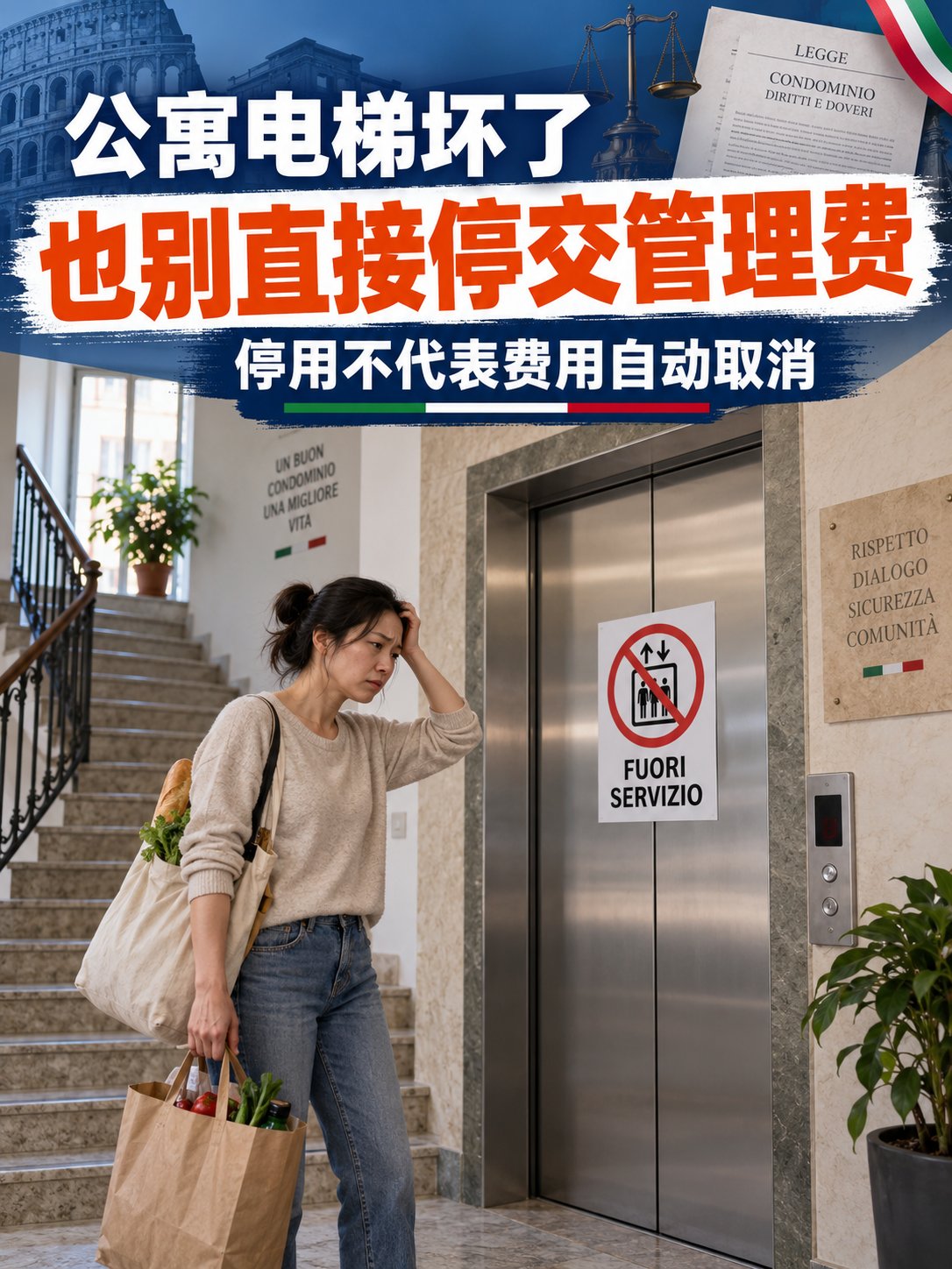 公寓电梯坏了，也别直接停交管理费