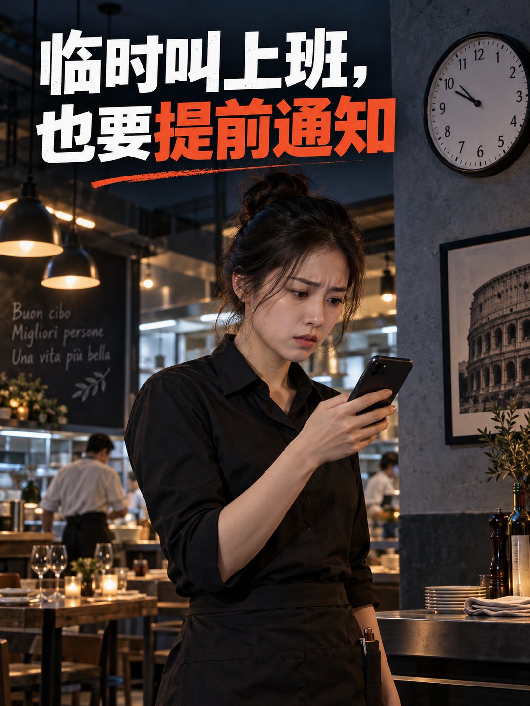 临时叫上班，也要提前通知