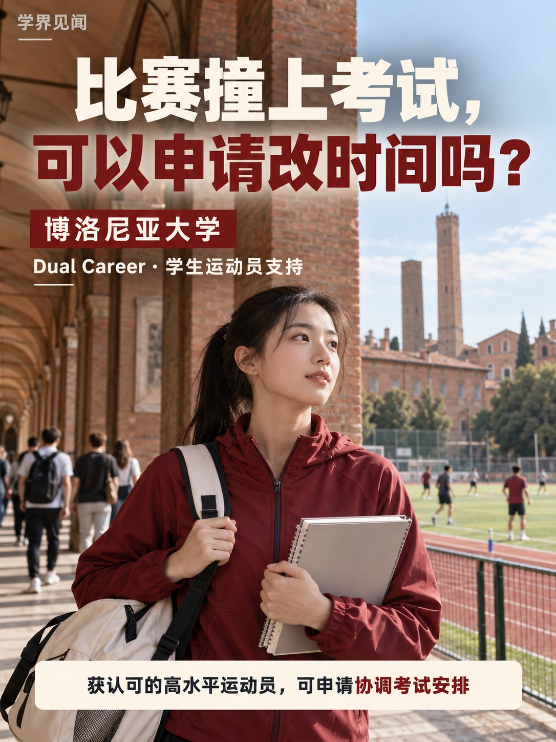 比赛撞上考试，可以申请改时间吗？