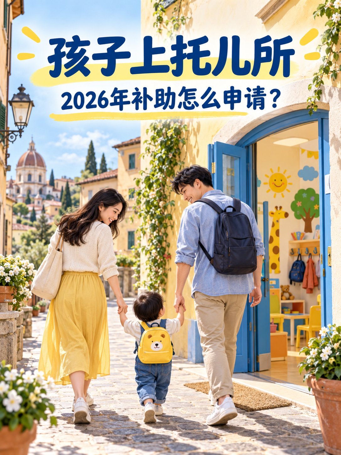 孩子上托儿所，2026年补助怎么申请？