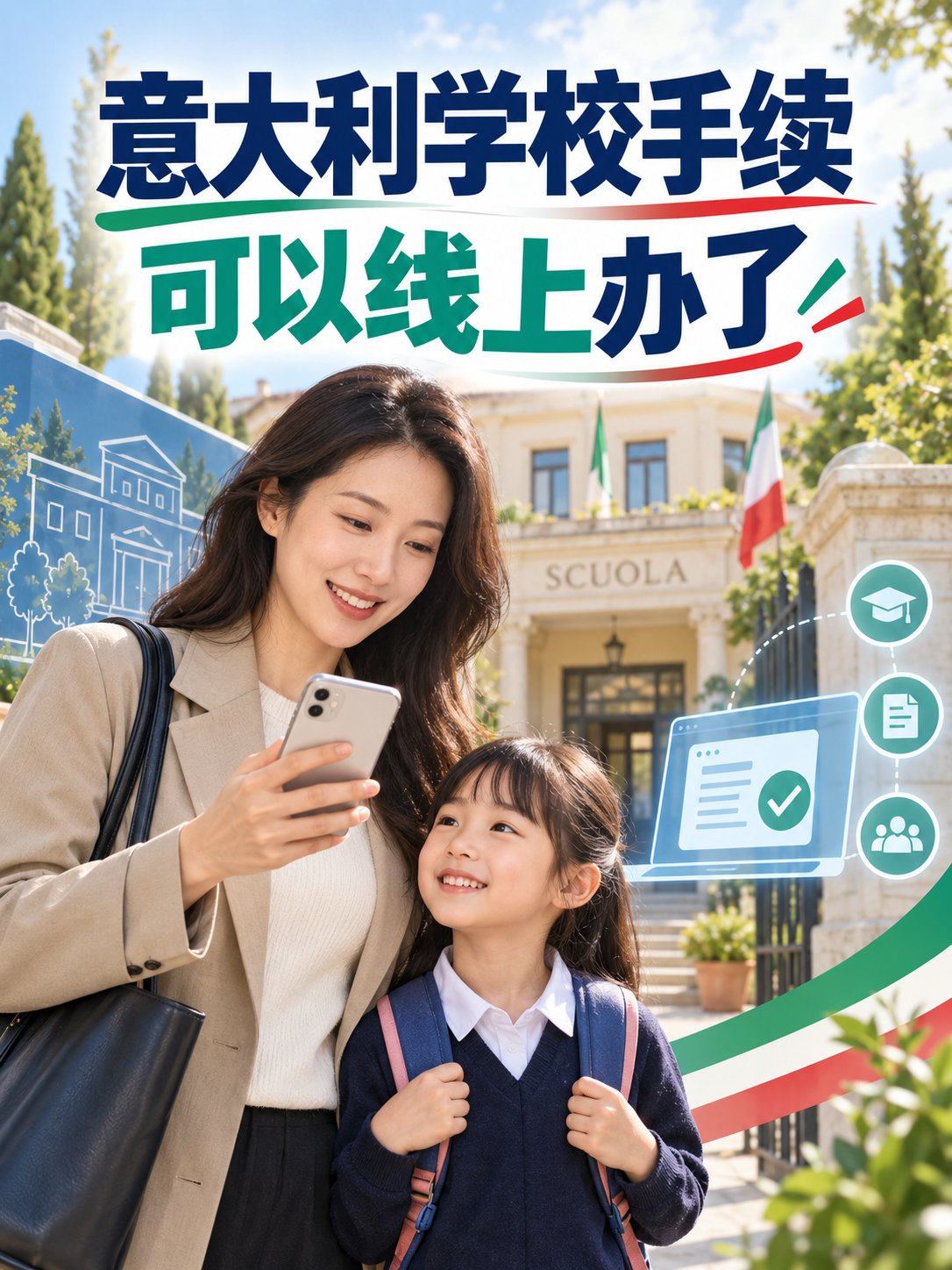 意大利学校这些手续可以线上办了
