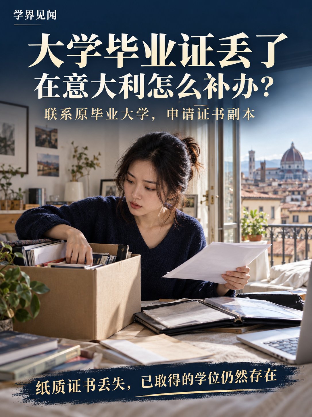大学毕业证丢了，去哪里补办？