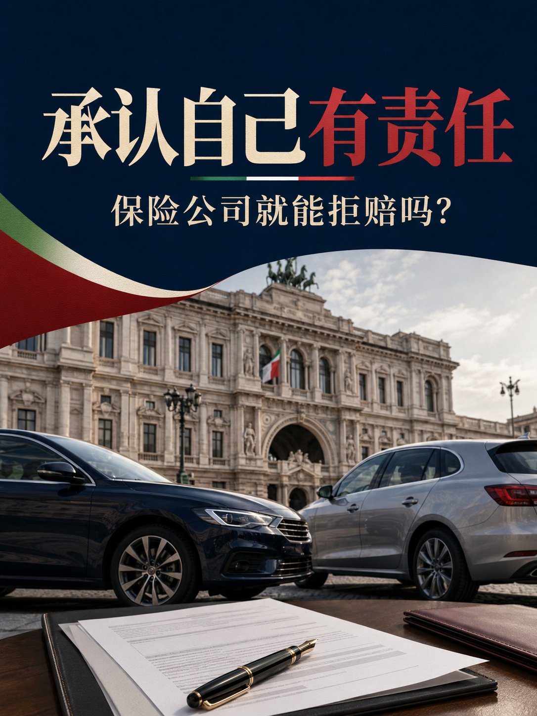 出事后承认自己有责任，保险公司就能拒赔吗？