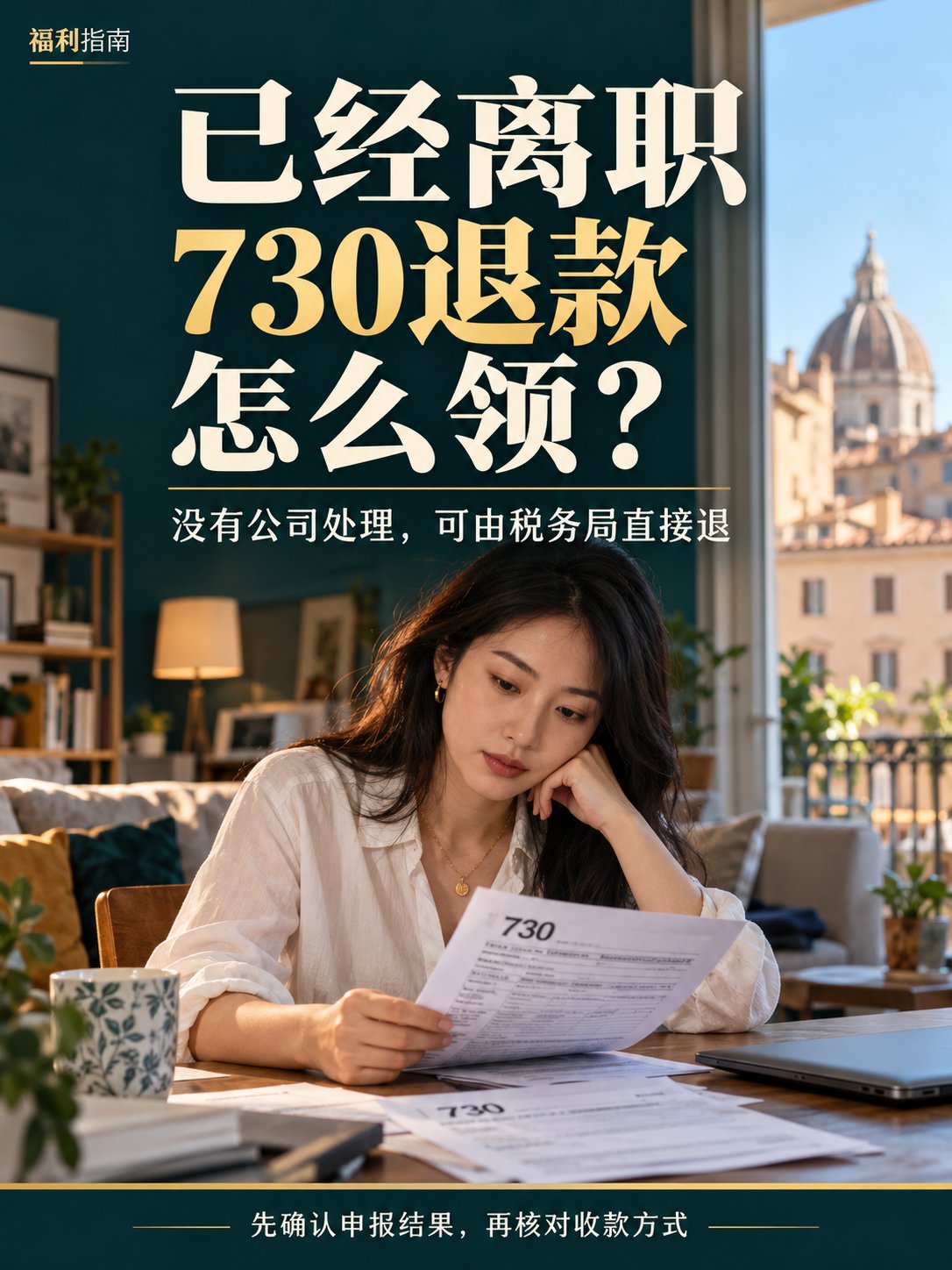 已经离职，730退款怎么领？