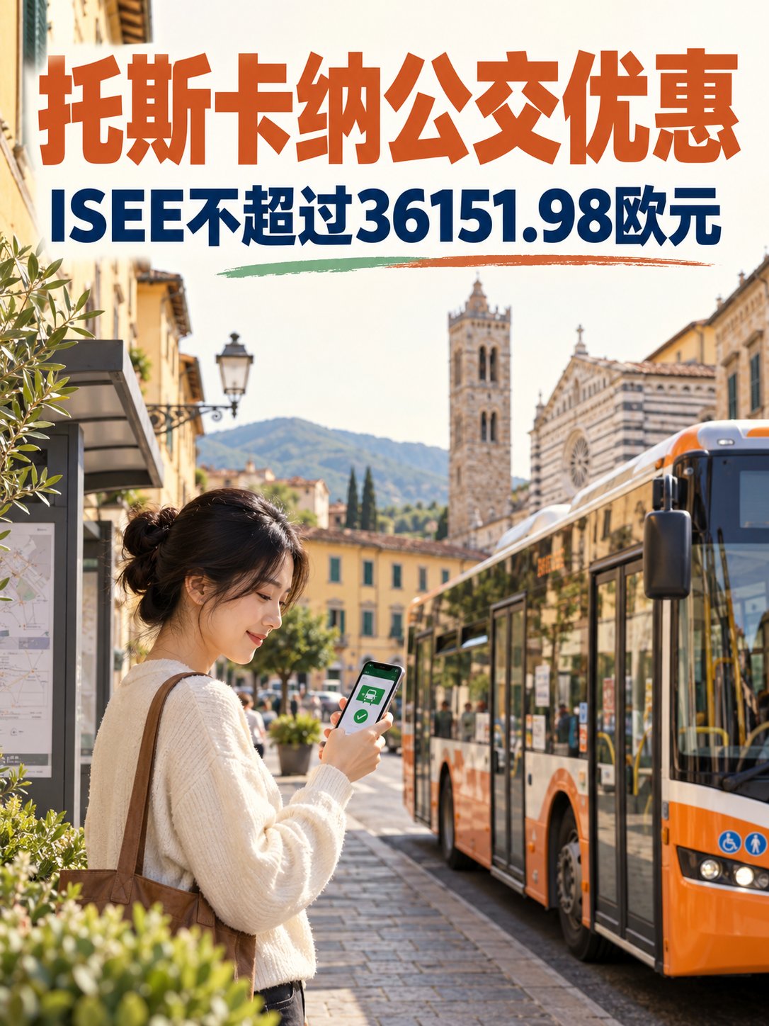 托斯卡纳公交月票ISEE不超过36151欧元就能优惠