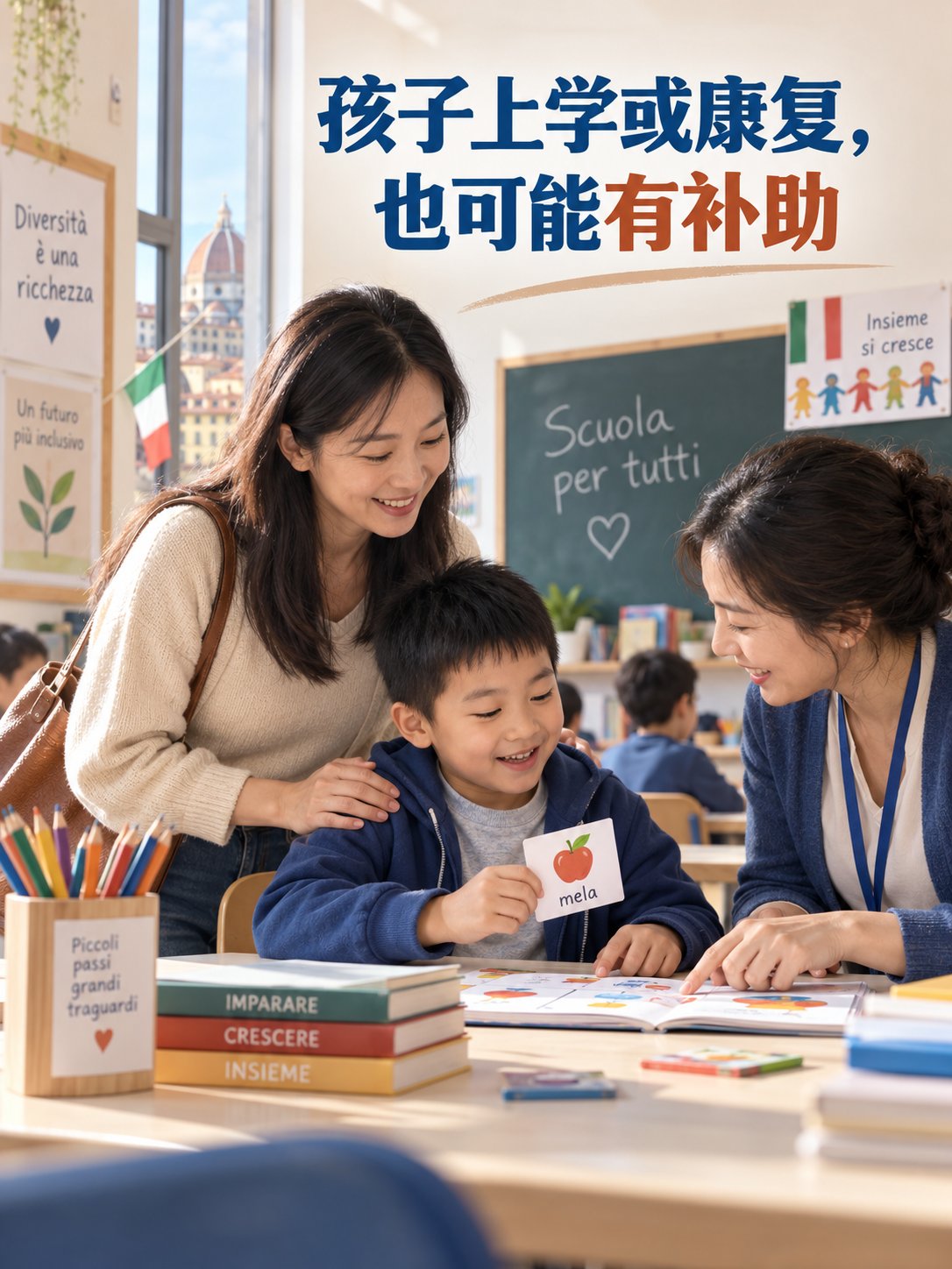 孩子上学或康复，每月可领340欧元