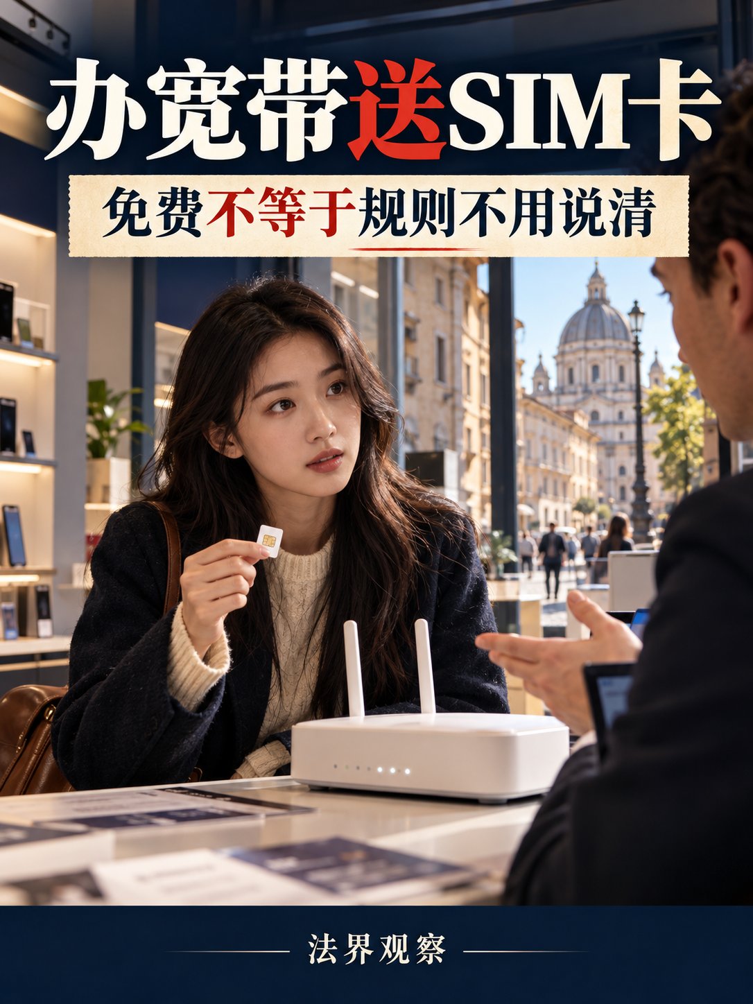 办宽带“送”SIM卡，免费不等于使用规则可以不说清