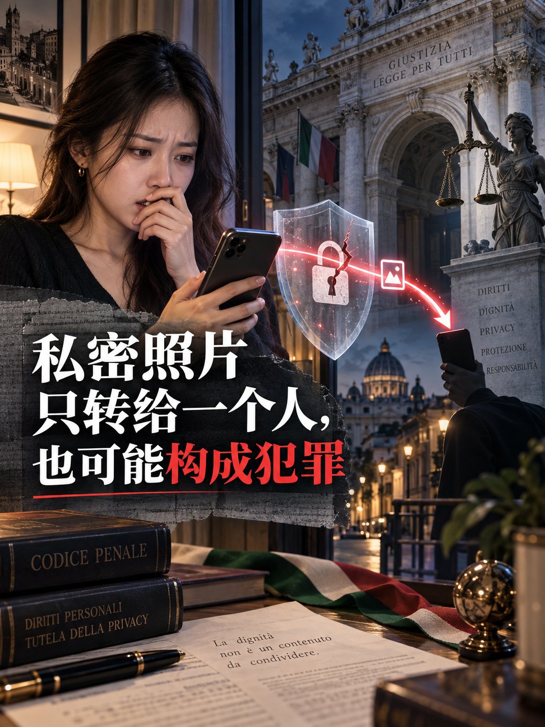私密照片只转给一个人，也可能构成犯罪