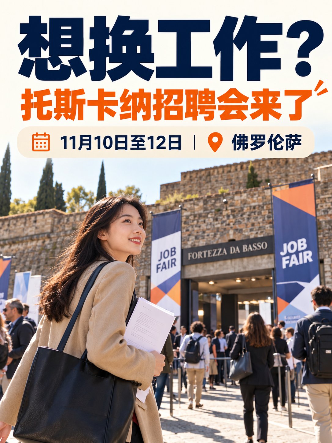 想换工作？托斯卡纳招聘会11月在佛罗伦萨举行