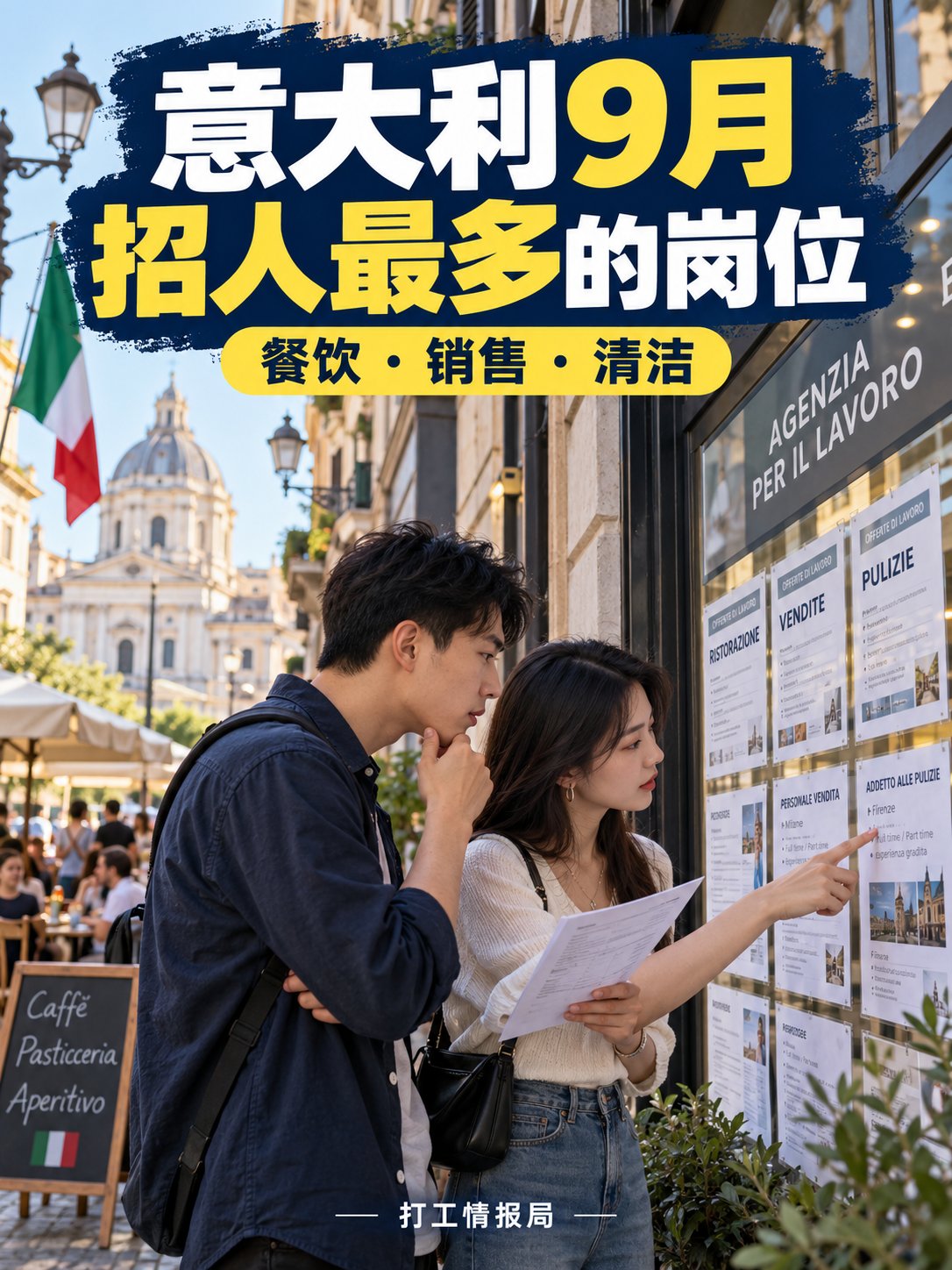 意大利9月招人最多的岗位