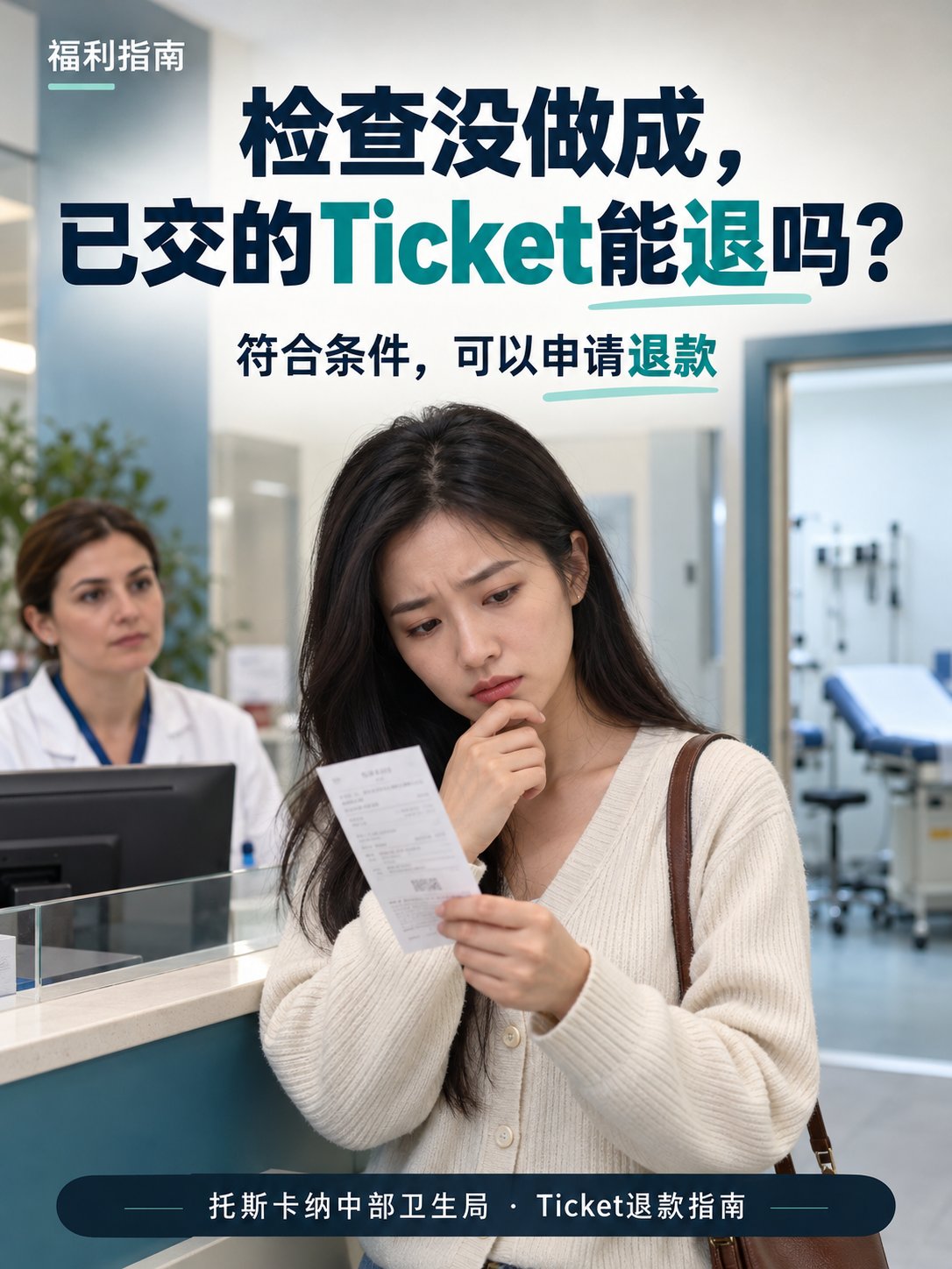 检查没做成，已交的Ticket能退吗？